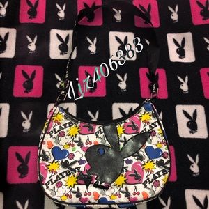 Super CUTE & RARE Y2K Playboy purse with adjustable strap! 😍❤️🌸